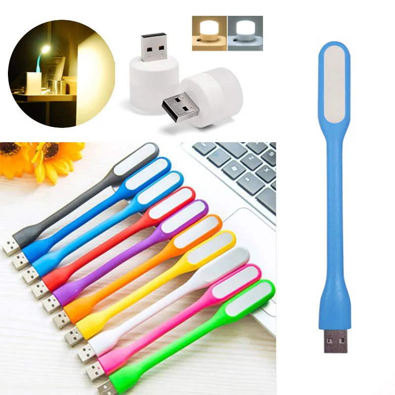 

20pcs Portable USB 5V LED Reading Lamp Mini Book Night Light Foldable Camping Table Lamps For Power Bank PC Notebook Laptop