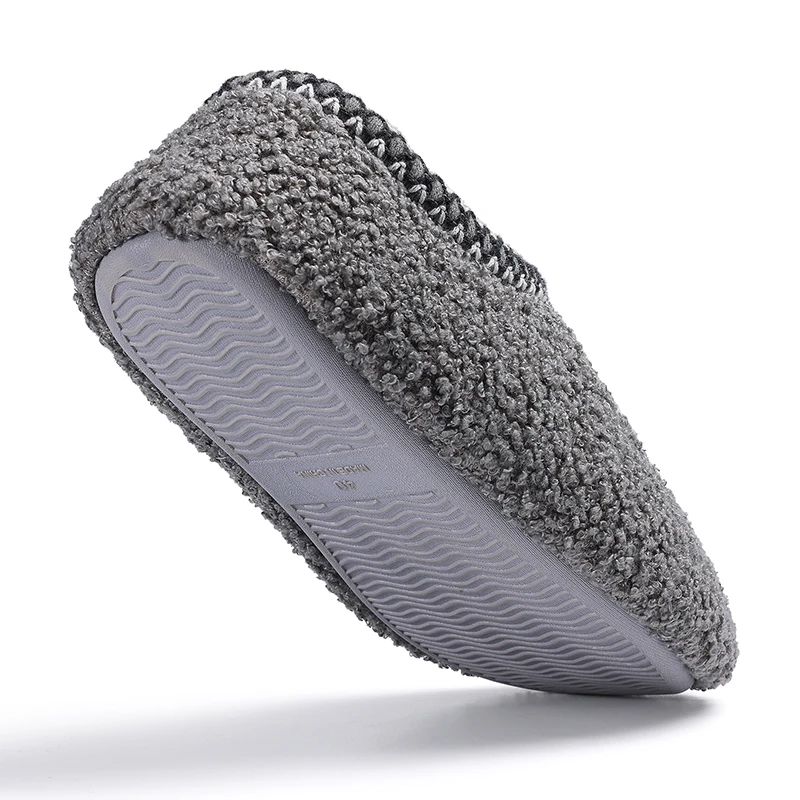 Eyriphy New Soft Curly Full Slippers For Women Memory Foam Lightweight House Shoes Cozy Casual Bedroom Slippers Faux Cotton Shoe 3