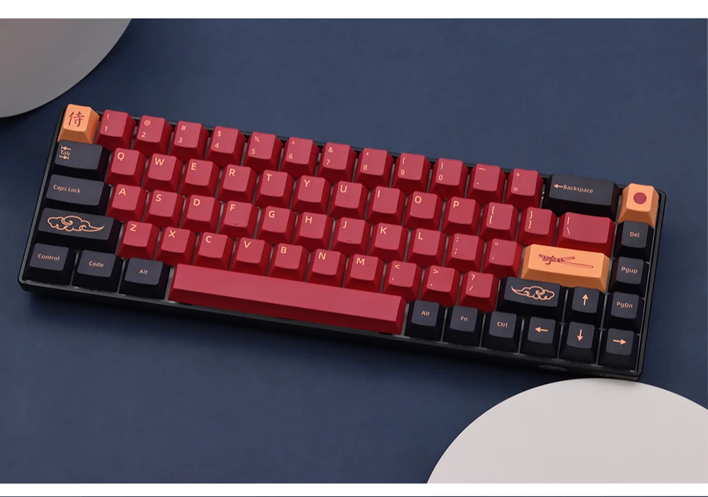 Keycaps Samurai personalizado, adequado para abridor de