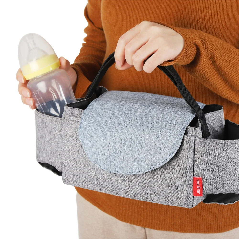 Baby Stroller Bags Large Capacity Mummy Nappy Bag Multifunction Travel Diaper Bag Maternity Nursing Hanging Storage Bag