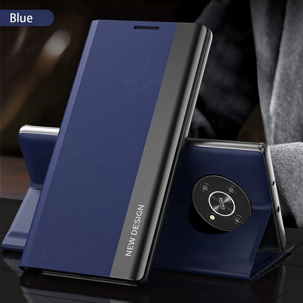 Luxury Leather Flip Book Stand Cover For Honor X9 5G 2022 Case Holder Wallet Coque On Honer Honar X 9 HonorX9 5G ANY-NX1_voghion.com