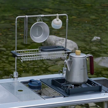 야외 IGT 테이블 공급 휴대용 라이트 폴 브래킷, 스테인레스 스틸 데스크탑 브래킷, 캠핑 IGT 테이블 액세서리, 신제품