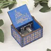 Mechanical Music Boxs Wooden Antique Carving Handmade Crank Classical Theme Music Birthday Gift Home Decoration Musical Decor 3