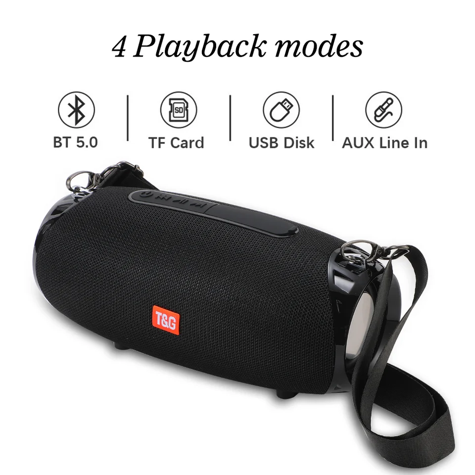 Subwoofer Bluetooth Speaker Portable Sound Box Music Wireless Woofer Bass Computer PC TV Radio FM 10W_voghion.com