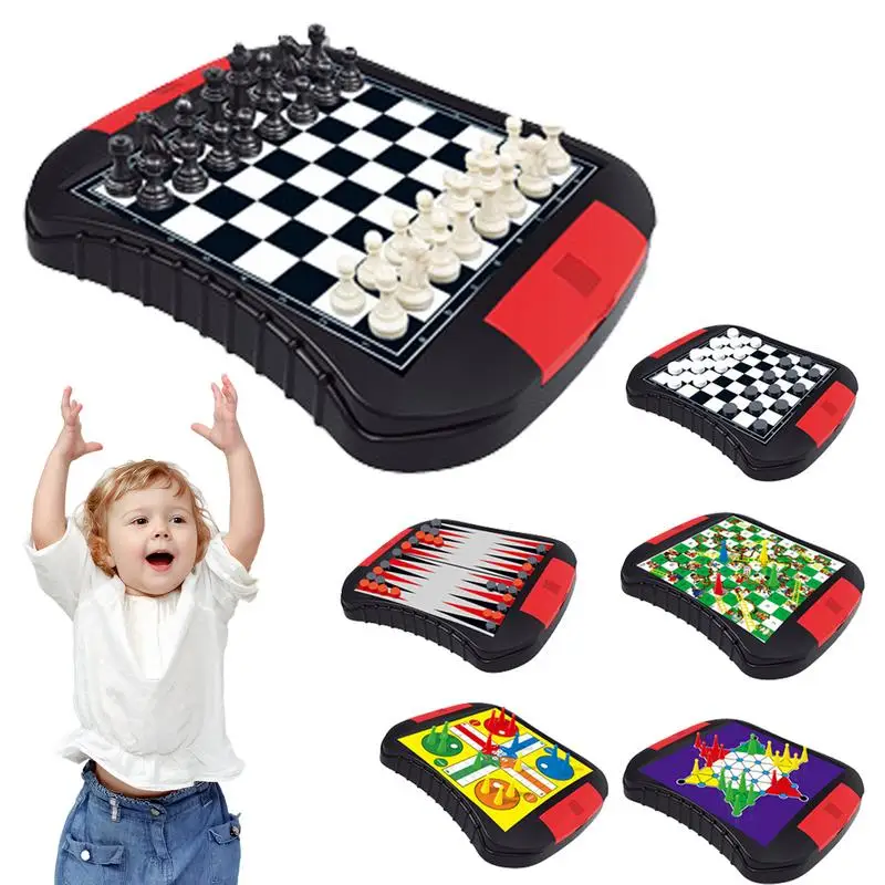 

Board Chess Claasic Set Portable Magnetic Chess Game For Multi Players Novelty Chess Game For Living Room Bedroom Game Room