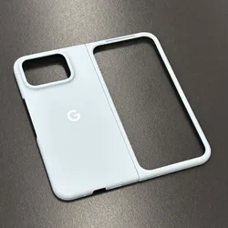 Premium Shockproof Silicone Protective Case with Hard Plastic Bumper for Pixel  9Pro Fold (Blue)