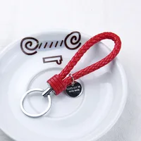 Stylish PU Leather Braided Woven Keychain Bag Pendant - A Perfect Gift for Men and Women! 5