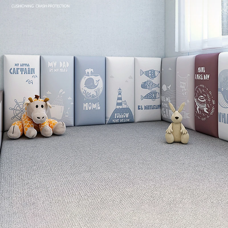 Home Decoration Bedroom Decorative Wall Panel Soft Packaging Sticker 3d