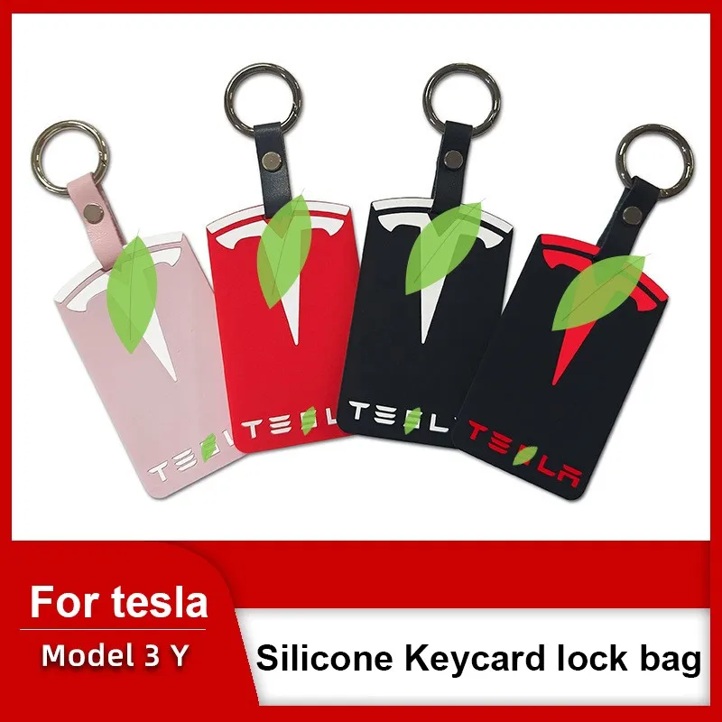

Applicable to Tesla Model 3 Y Silicone Keycard Lock Package Card Shell Sleeve Startup Protection Buckle