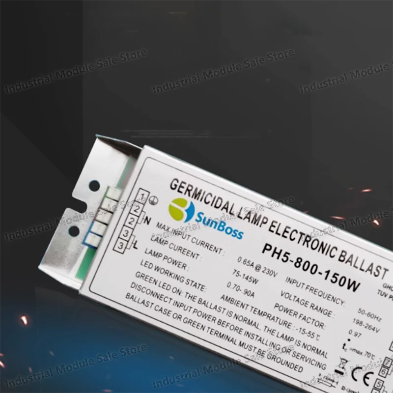PH5-800-150W UV Bactericidal Electronic Lamp 220V Waste Gas Treatment Lamp Ultraviolet Ballast UV for Burning Boards Rectif