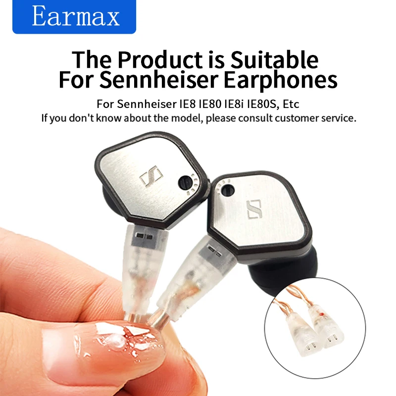 For Sennheiser IE8 IE80 IE80S IE8i Earphone 2.5mm 3.5mm 4.4