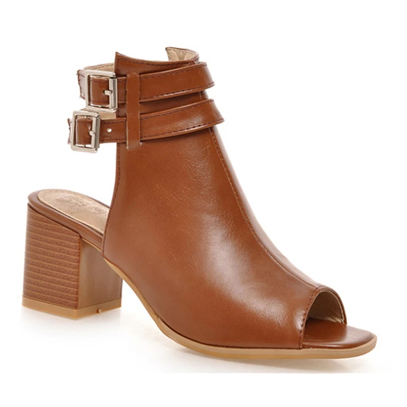Elegant Summer Sandals Shoes For Women Casual Gladiator Flip Flops Fashion Peep Toe Strap Medium Heels Party Pumps Shoes Lady