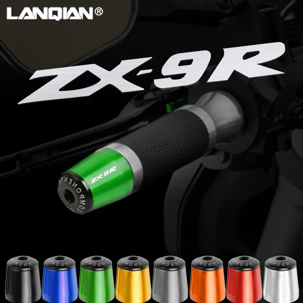 

Motorcycle Handlebar Caps Handle Bar Grips Ends Plug For Kawasaki ZX9R ZX-9R ZX 9R 1998 1999 2000 2001 2002 2003 Accessories