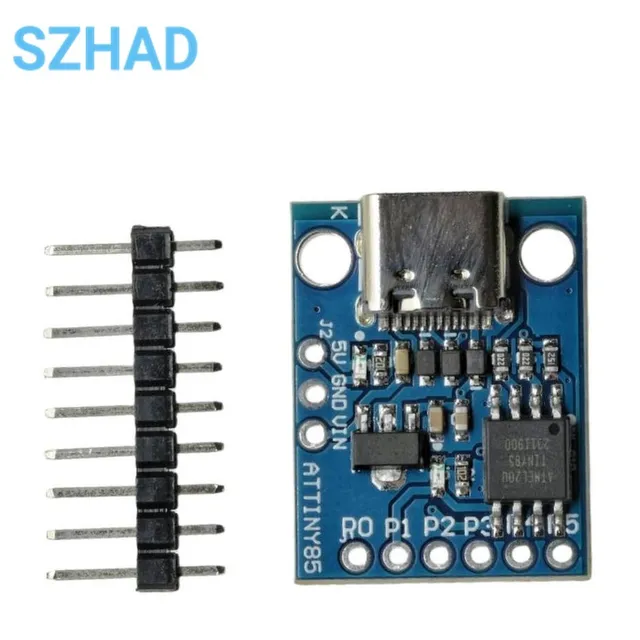 Placa Digispark ATTiny85 Con USB – Mini Placa Arduino Compatible, Ideal Para Proyectos DIY Y Electrónica (incluye Ebook Guía)