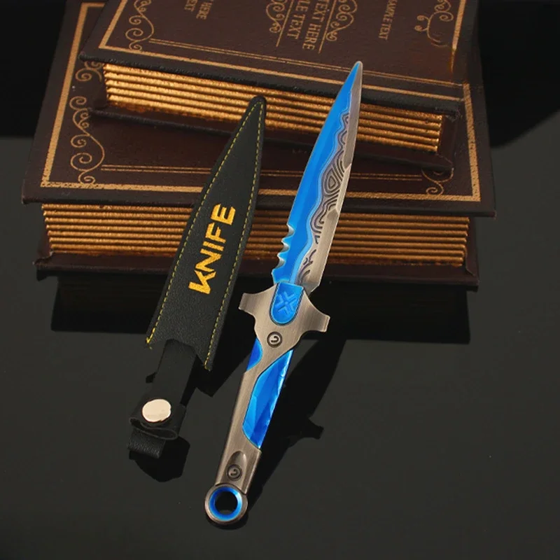 Valorant Weapon VCT LOCK//IN Misericordia Noctilucent Knife 21cm Game Peripheral Metal Model Samurai Sword Gifts Toys for Boys cosplay sword cosplay prop cosplay toy