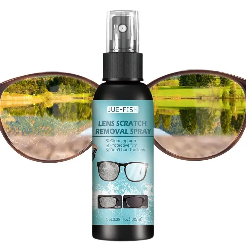 Glasses Cleaner 100ml Glasses Lens Repair Spray For Scratch Free Eye Repair Spray Dirt Oil Cleaning Tools For Optical