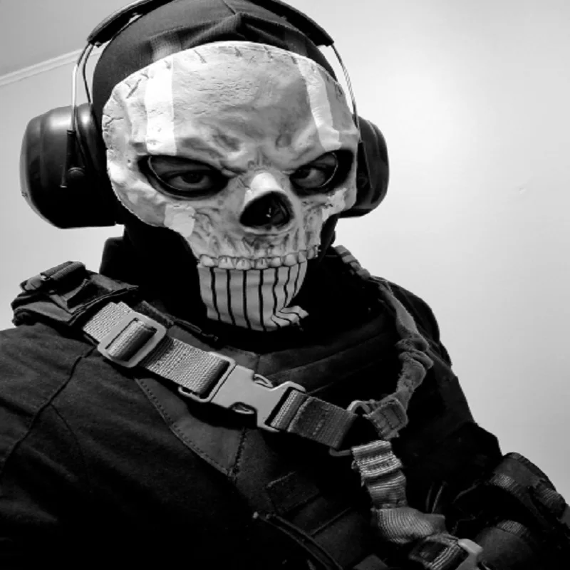 

COD:MW2 Ghost Skull Ghost Face War Game Cosplay Mask