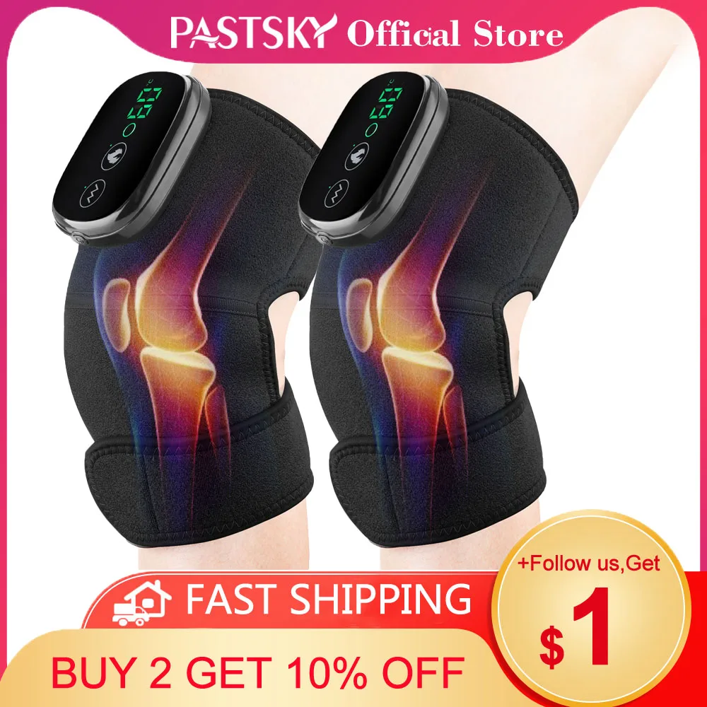 Heating Orthopedic Knee Massage Pad Thermal Physiotherapy Vibration Pain Relief Joint Swelling