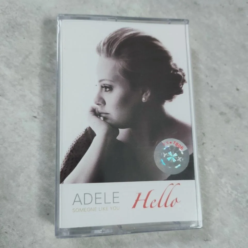 Classic Adele Adkins Music Tape Hello Album Cassette Come Te Cosplay Soundtracks Box Recorder Car Walkman Tape Gifts