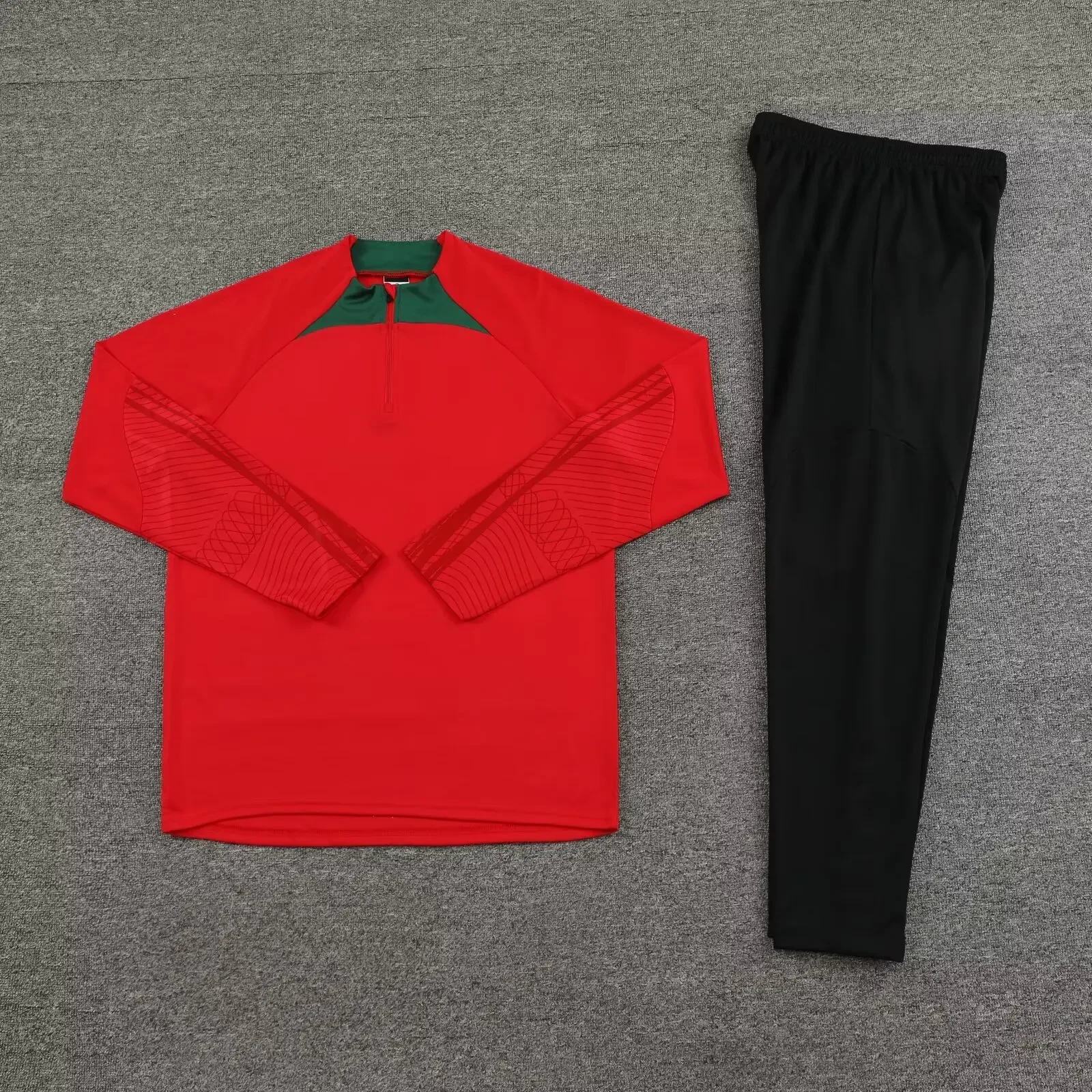 Sports set suit football Jacket Jerseys baseball Kit Tops trousers for American men kids