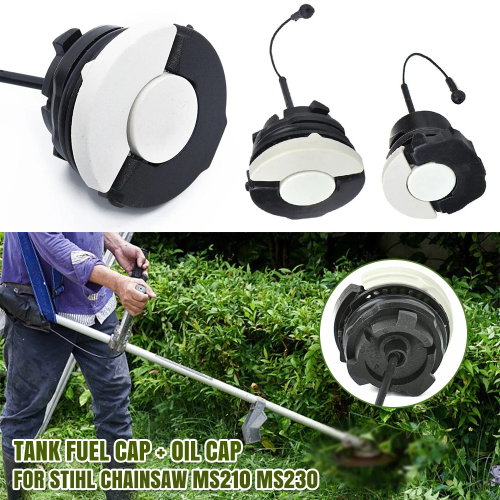 Peças da tampa do óleo do gás do tanque de combustível do motor da motosserra para STIHL