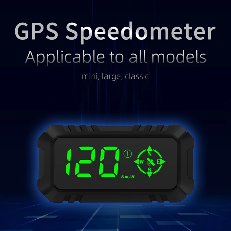 자동차 HUD GPS 디스플레이 속도계 디지털 자동차 헤드업 디스플레이, 과속 경보, 모든 차량에 범용