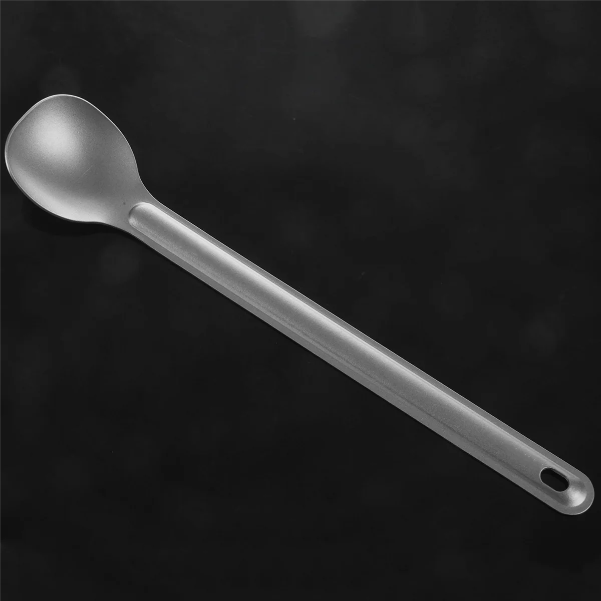 BAAU 4Pcs Titanium Spoon 21.5Cm X 3.9Cm Camping Spoon Outdoor Tableware Long-Handled Titanium