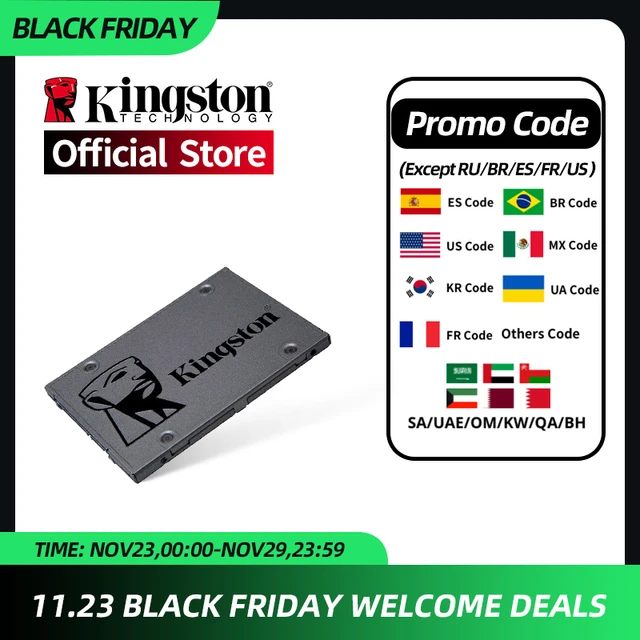 Kingston A400 SSD 480GB SATA 3 2.5 Inch Solid State Drive Dark Gray