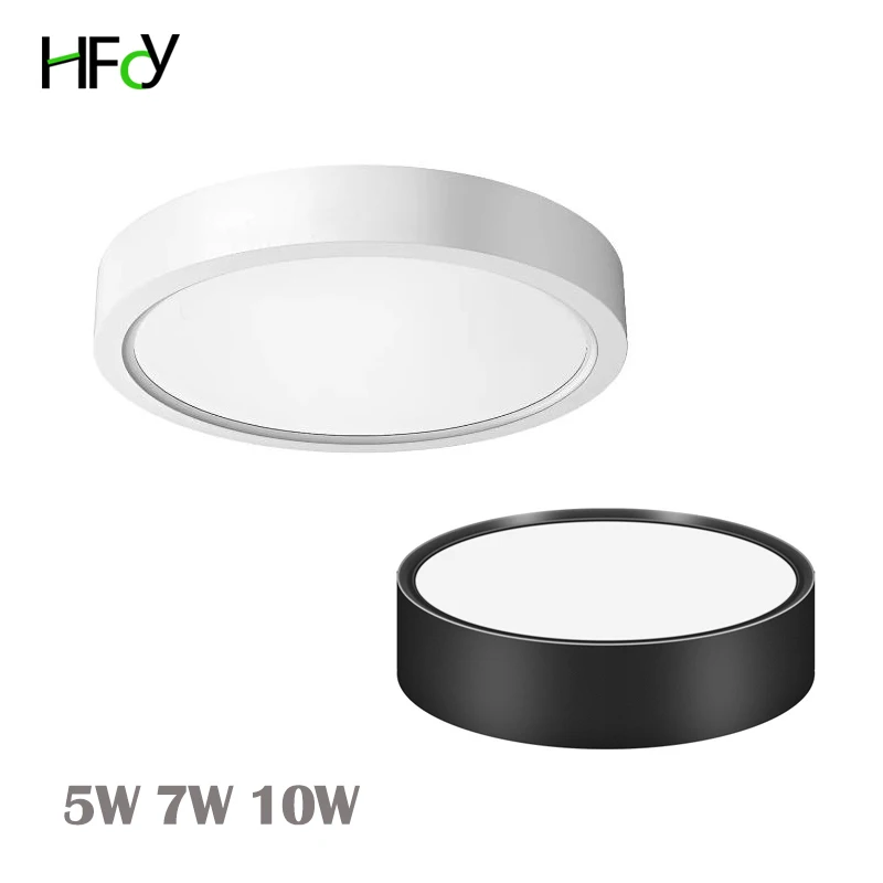 

LED Ceiling Lighting 5W 7W 10W Surface Mounted Downlight Ceiling Lamp for Living Room Spotlight Panel Lights Kitchen Lamp AC220V