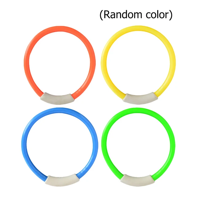 4pcs Children Swimming Pool Throwing Sinking Dive Toys Funny Underwater Training Kids Summer Diving Rings Game Play Water Toys 1