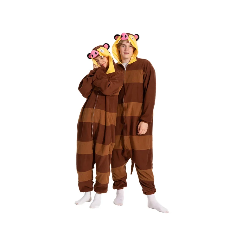 

Halloween onesie opossum cosplay for adult women men animal kigurumis pyjamas cartoon pajama homewear party costume