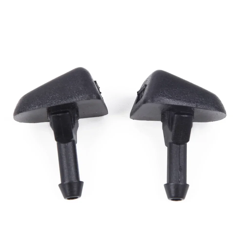2pcs car Windshield Washer Nozzles For Volvo S80 C70 XC90 30655605 Black Replacement Parts Exterior Windshield front wiper washer nozzle