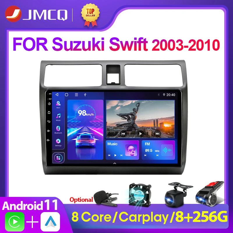 2din Android 11 Car stereo Radio Multimidia Video Player Navigation GPS 4G DSP 2 din dvd CarPlay For Suzuki Swift 2003-2010 car multimedia player car radio wireless carplay adapter wireless carplay smart carplay box navigation multimedia accessories