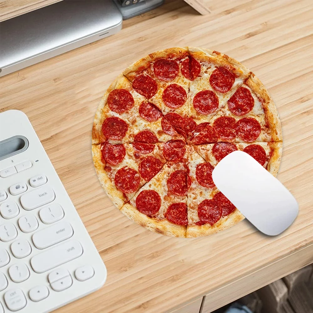 Pizza design mouse pad for office or home
