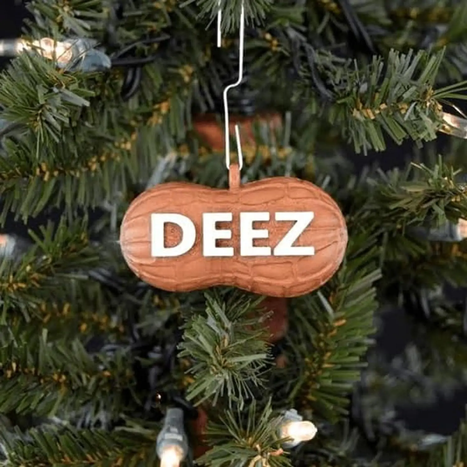 

10PCS Christmas Peanuts Funny and Creative 3D Pendan Funny Novelty Peanuts Christmas Tree Ornaments,