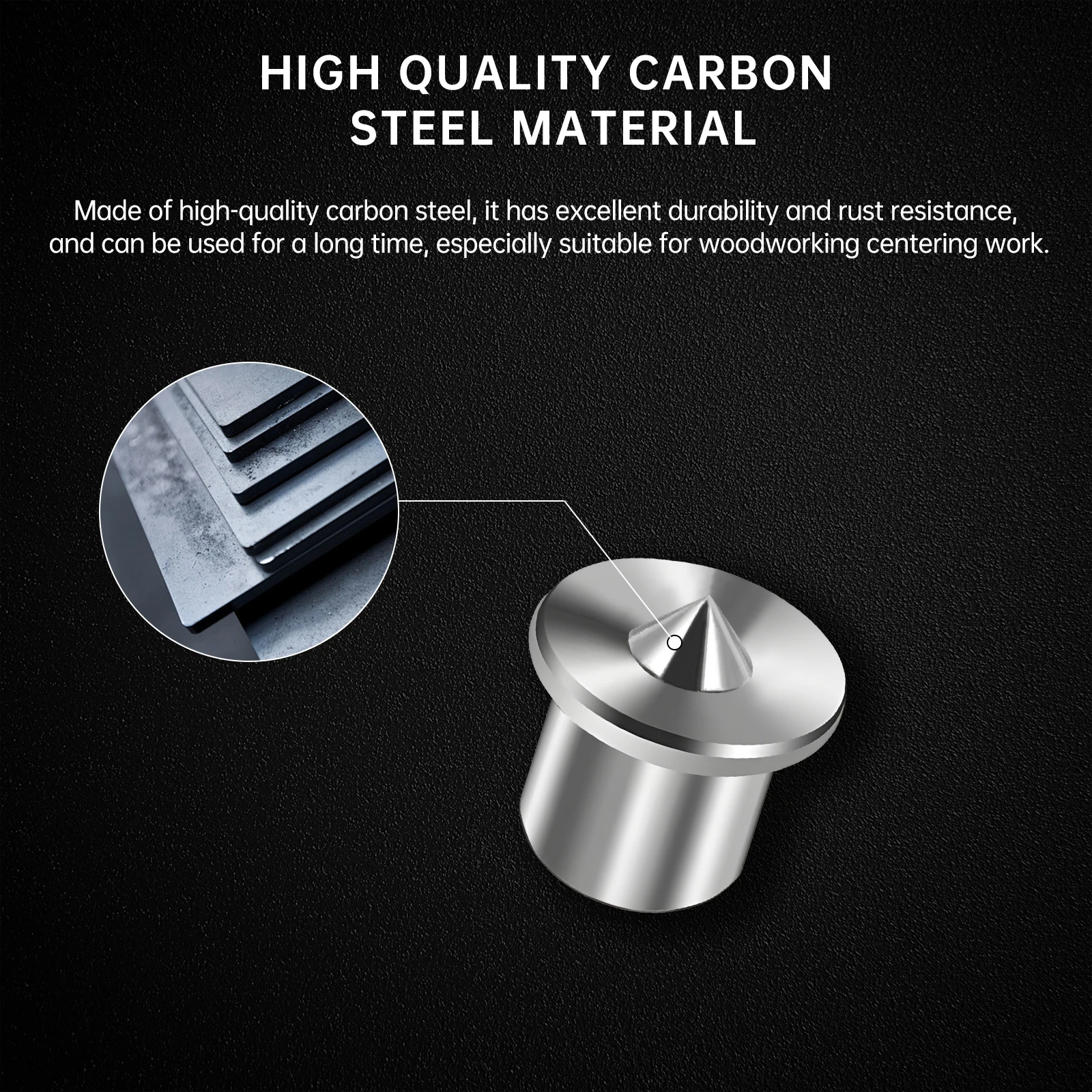 48PCS Woodworking Alignment Tool Dowel Pin Center Points Marker Drill 6/8/10/12mm Tenon Center Transfer Plugs Point Precise DIY