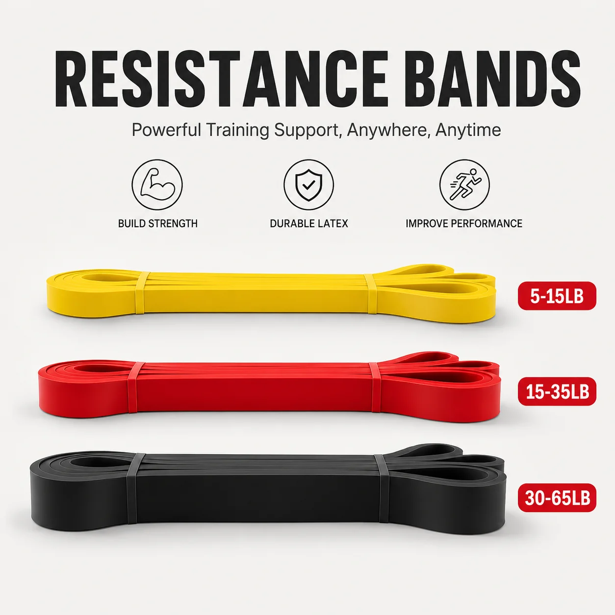 Adjustable Resistance Bands for Fitness, Boxing, Agility, and Yoga Workouts