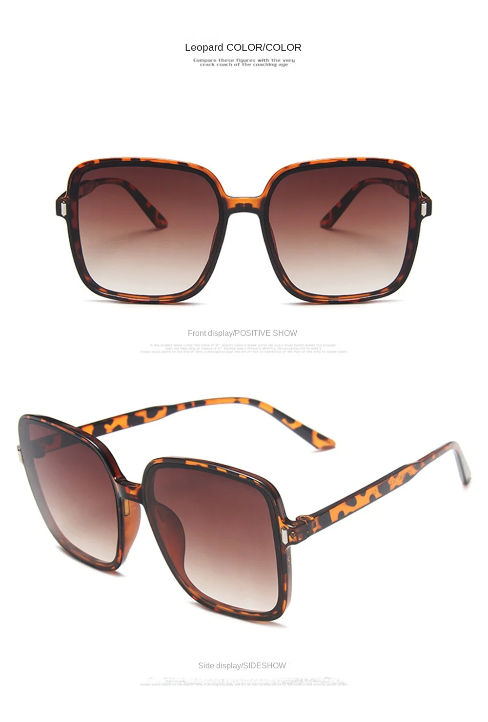 Square Sungl Woman Retro Vintage Gradient Sun Gl Female Clear Lens Travel Shades Camping Hiking Eyewear Sun_voghion.com