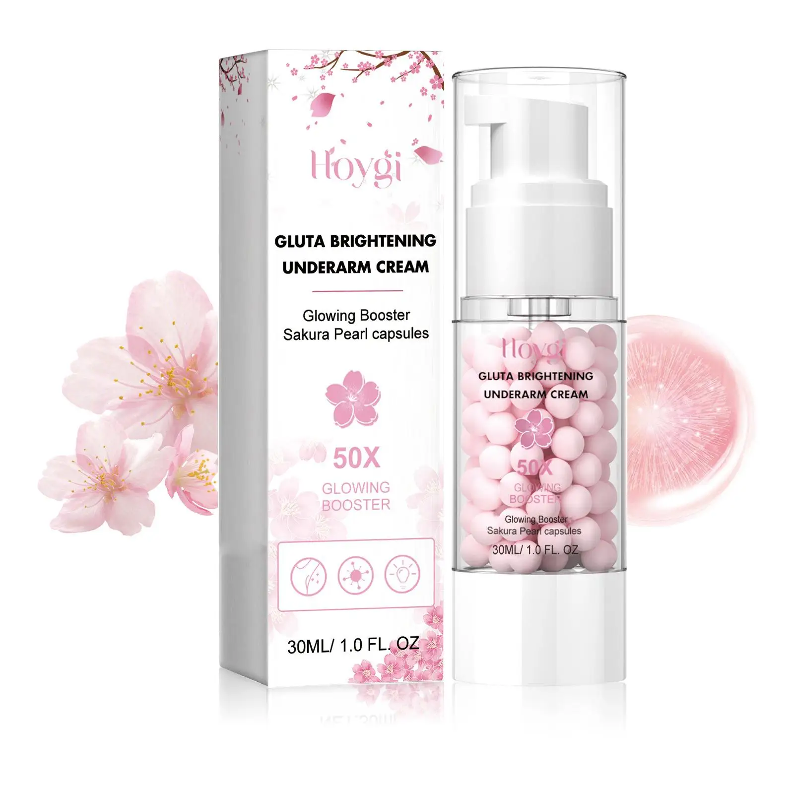 Sakura Whitening Cream Moisturizing Cream Brightening Dull Joints Elbows Armpits Body Moisturizing Remove Black Skin New 2024 6