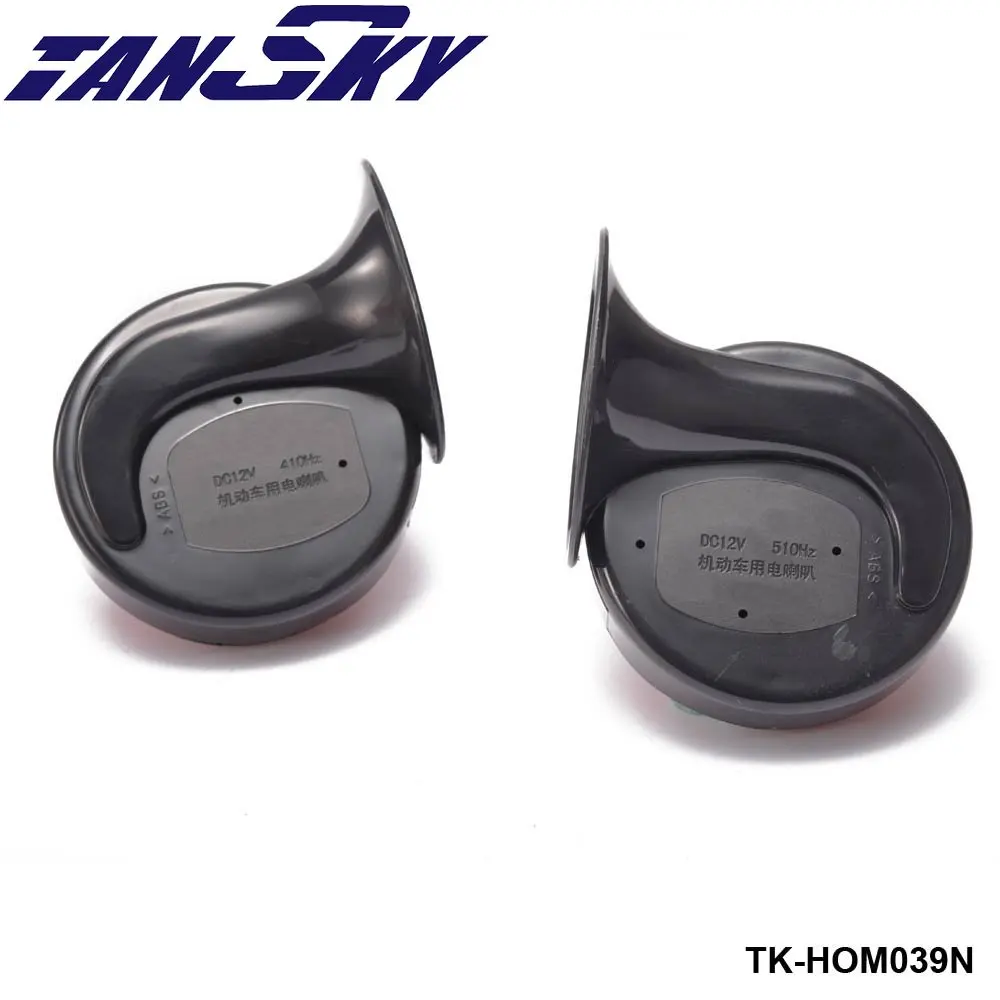 1 Pair 12v 110dB 510Hz Auto Truck Dual Snail Horn High low Car Motor Vehicle For Ford Focus 98-12 TK-HOM039N