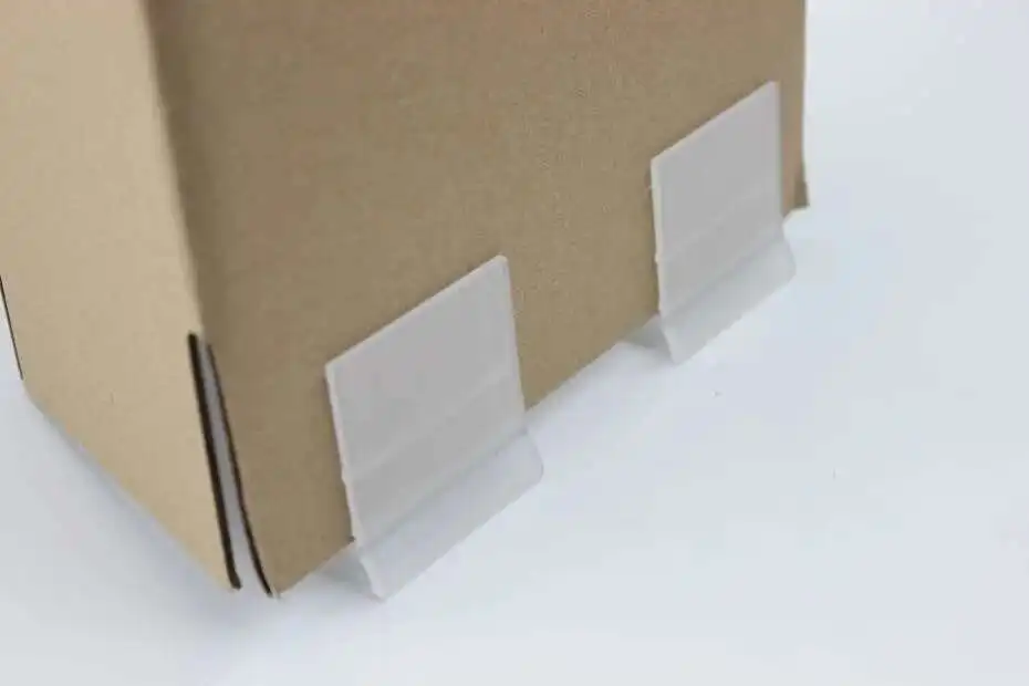 10 Stück Karton Big Clip Kunststoff PVC Klemme Display Bau U Snap Store Supermarkt Display Armaturen – Detail 2