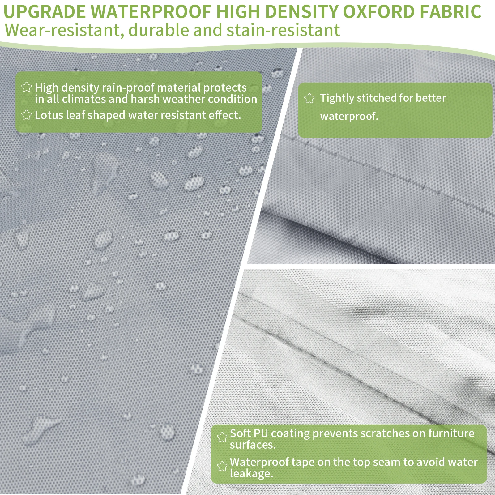 Waterproof Outdoor Furniture Covers - Premium Dust & Weather Resistant Protector for Garden Chairs and Tables