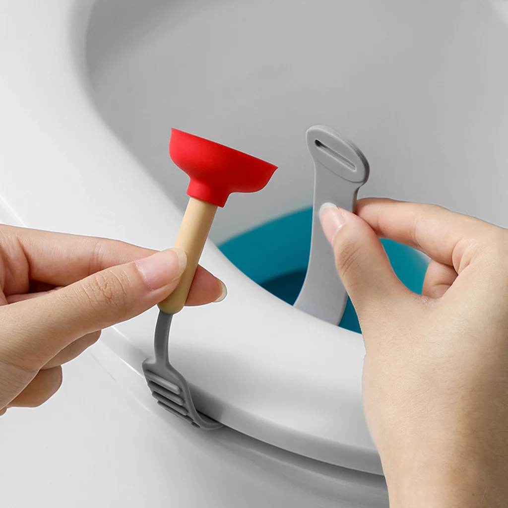 Portable Toilet Seat Lifter Avoid Touching Cover Handle Bathroom Accessory