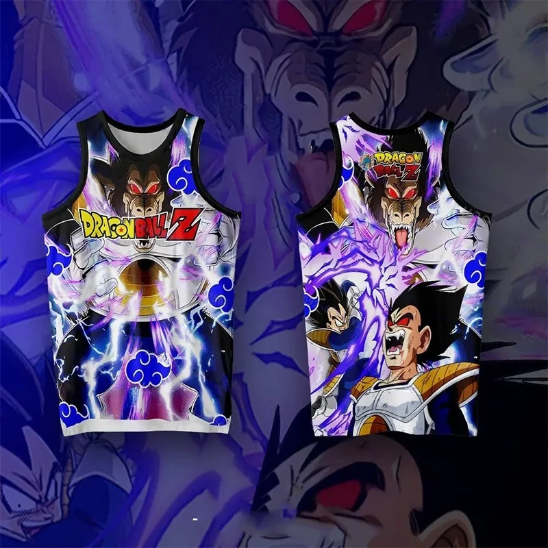 2026 Sommer Dragon Ball Retro Fitness-Weste Herren Übergroße 3D-Bedruckte Weste Familien-Unisex Kinder-Sportshirt