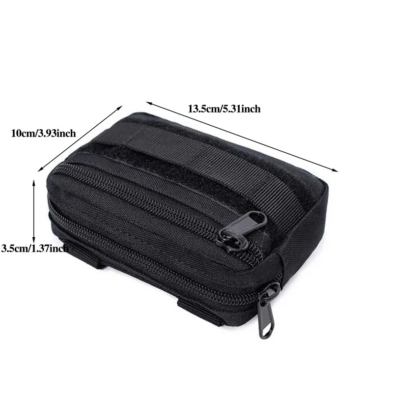 Dual-Layer Tactical Waist Pack - Men's Utility Hip Bag