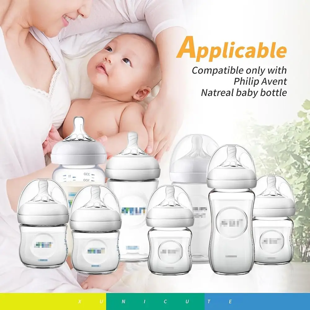 Easy Grip Baby Bottle Handles Universal Durable Baby Bottle Holder Safe Baby Feeding Bottle Accessories for Philips Avent 2