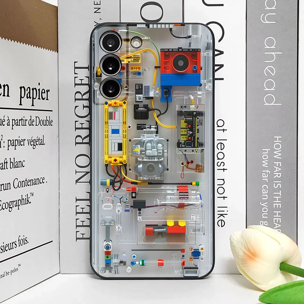 Advanced Circuit Board Pattern Phone Case - Soft Cover Art Design