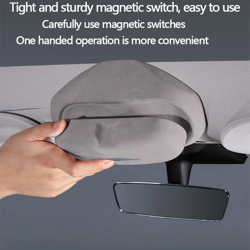 For Tesla Model Y&Model 3Highland Glasses Case Organizer Box Auto Interior Acces