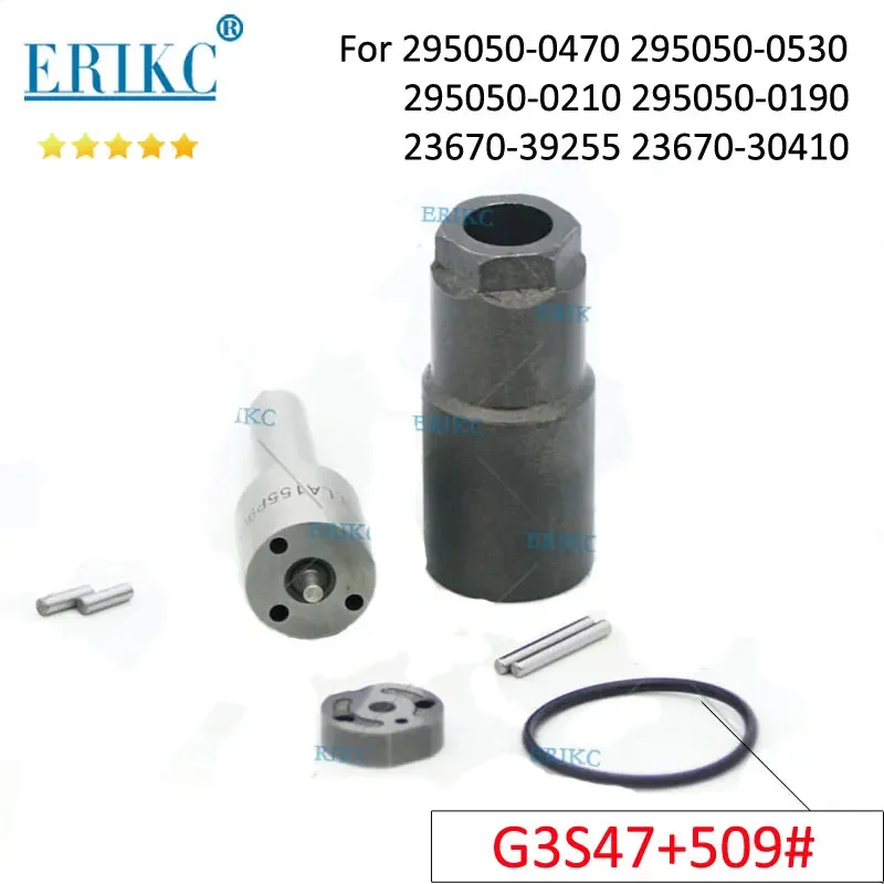 

23670-39255 23670-30410 Injector Nozzle G3S47 Valve Orifice Plate 509# For DENSO 295050-0470 295050-0530 295050-0210 295050-0190