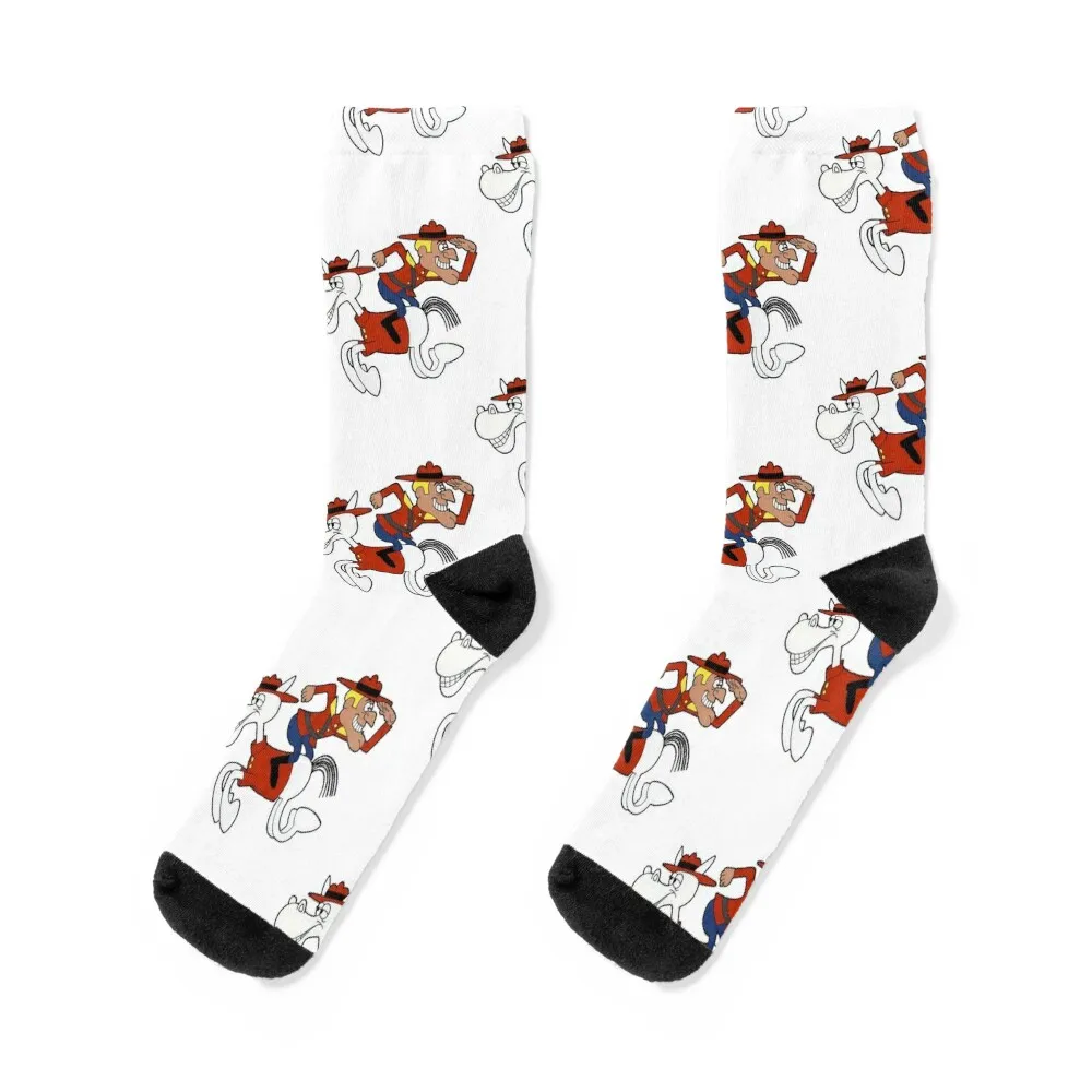 

Dudley Do-Right and Horse Socks hockey moving stockings sports and leisure FASHION Girl'S Socks Men's